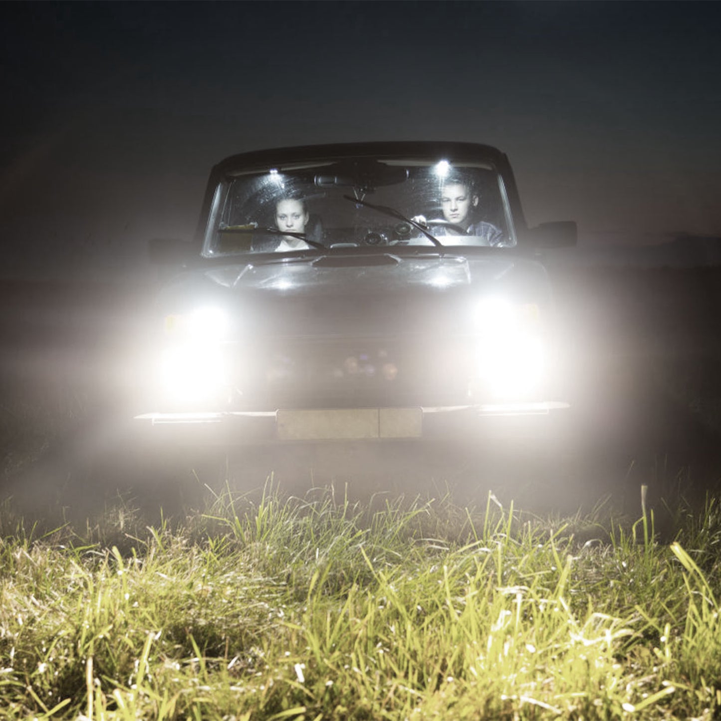 2Pc 7in 6000LM LED HEADLIGHT FOR GM C10 AND JEEP