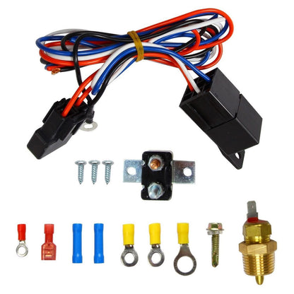 16 IN ELECTRIC RADIATOR FAN W. THERMOSTAT AND MOUNTING KIT UNIVERSAL