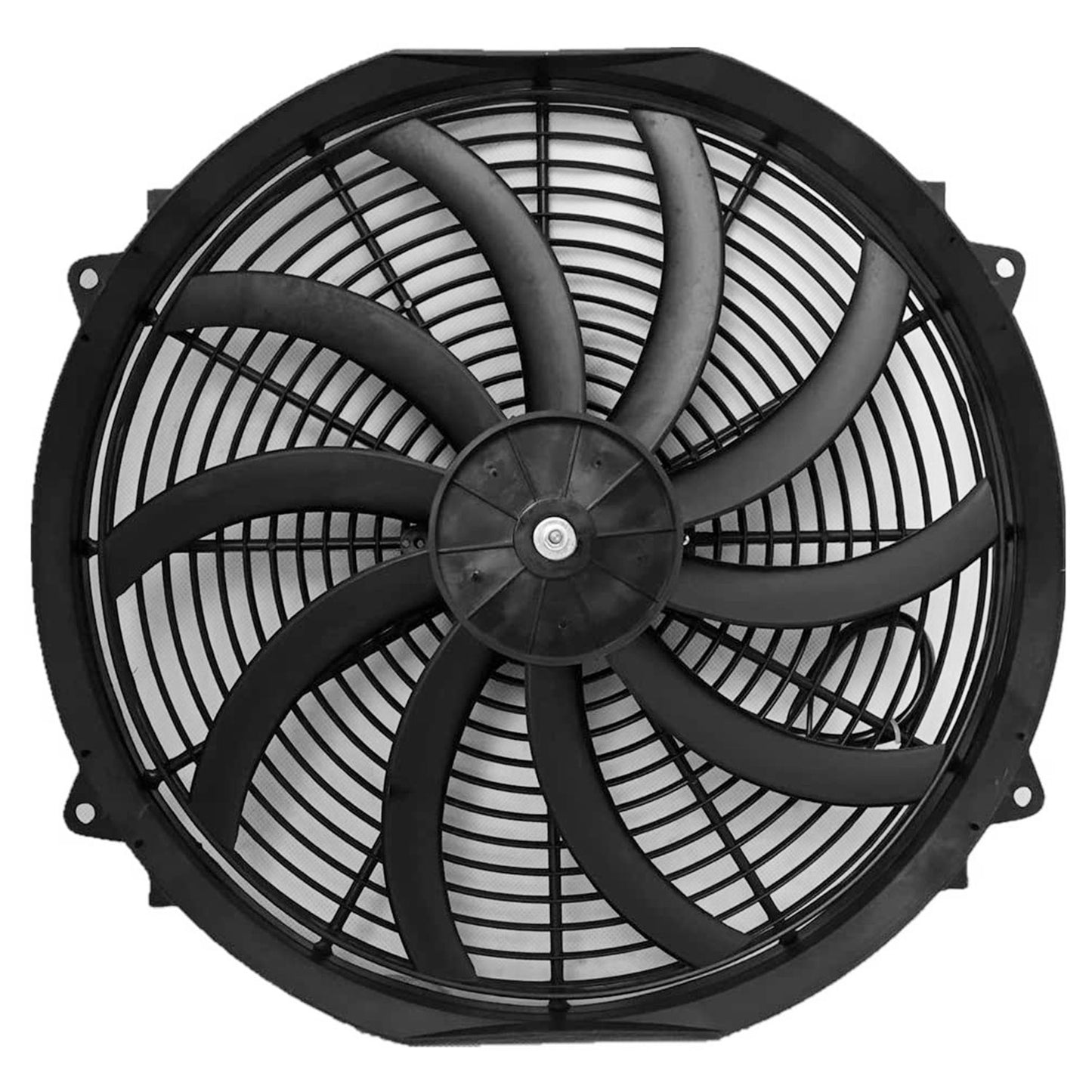 16 IN ELECTRIC RADIATOR FAN W. THERMOSTAT AND MOUNTING KIT UNIVERSAL