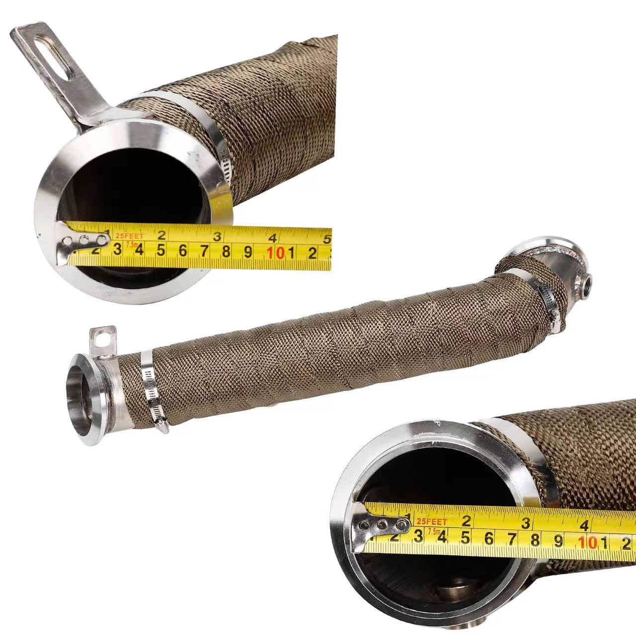 EXHAUST DOWN PIPE GM 3' 11-15 6.6L DURAMAX