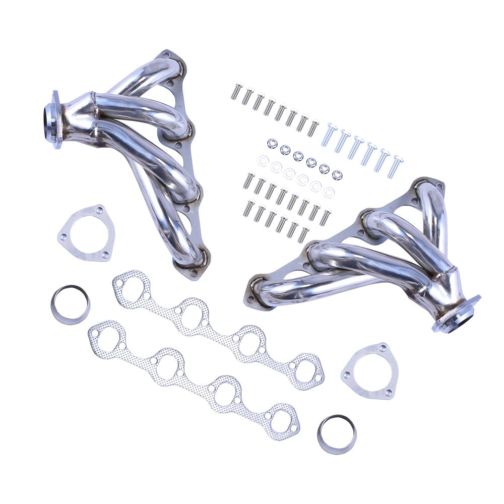1964-1978 FORD 289-302-351 V8 Stainless SBF HUGGER HEADERS